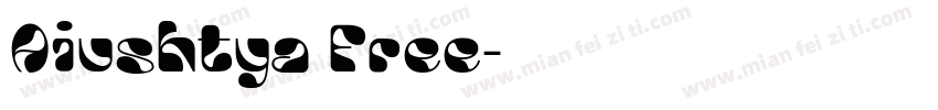 Aiushtya Free字体转换